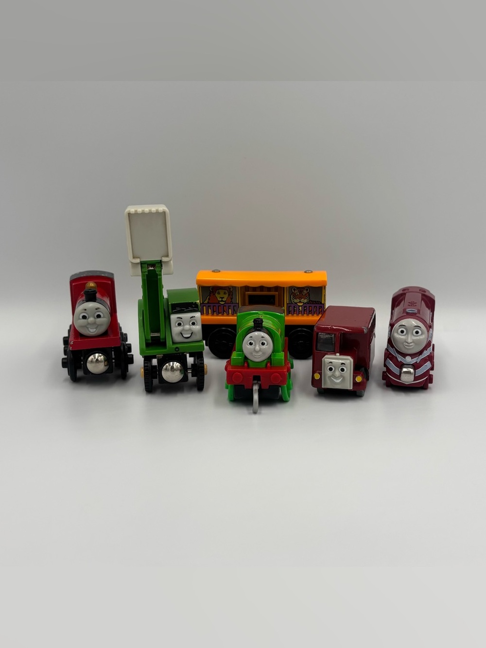 RARE Vintage Thomas the Train Celebration James Alfie Percy Bertie Bus Zoo Toys